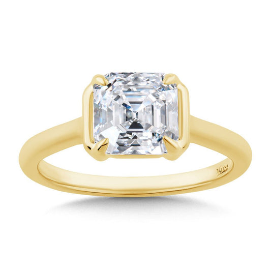 Valina Radiant-Cut Diamond Bracket-Prong Engagement Ring R2558Y-SR