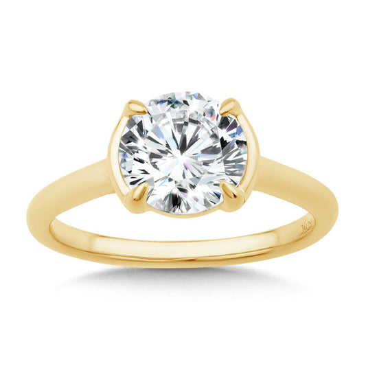 Valina Diamond Bracket-Prong Engagement Ring R2560Y-SR