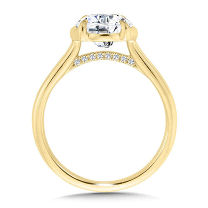 Valina Diamond Bracket-Prong Engagement Ring R2560Y-SR