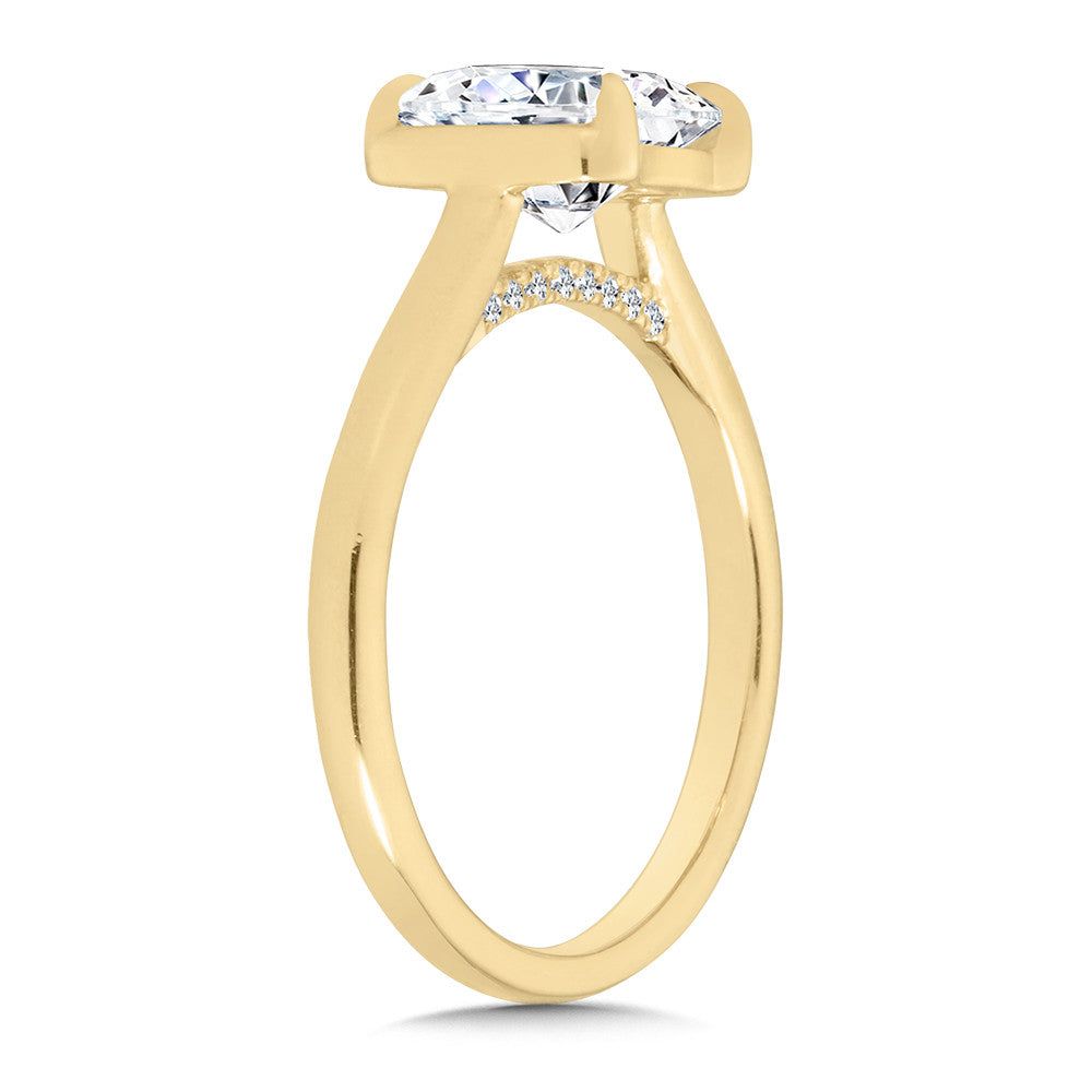 Valina Diamond Bracket-Prong Engagement Ring R2560Y-SR