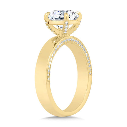 Valina Diamond Hidden Accent Engagement Ring R2562Y-SR