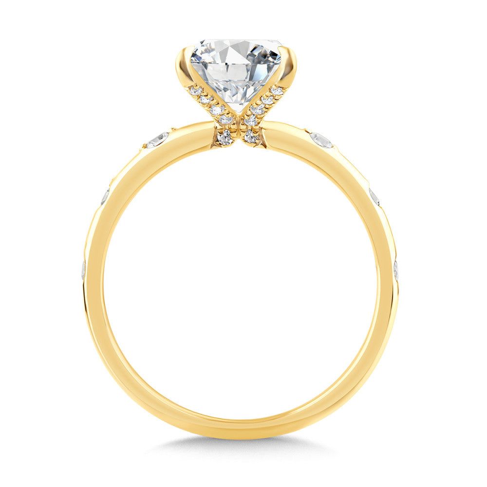 Valina Radiant-Cut Diamond Engagement Ring R2594Y-SR