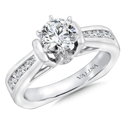 Valina Channel-Set Diamond Engagement Ring R9067W