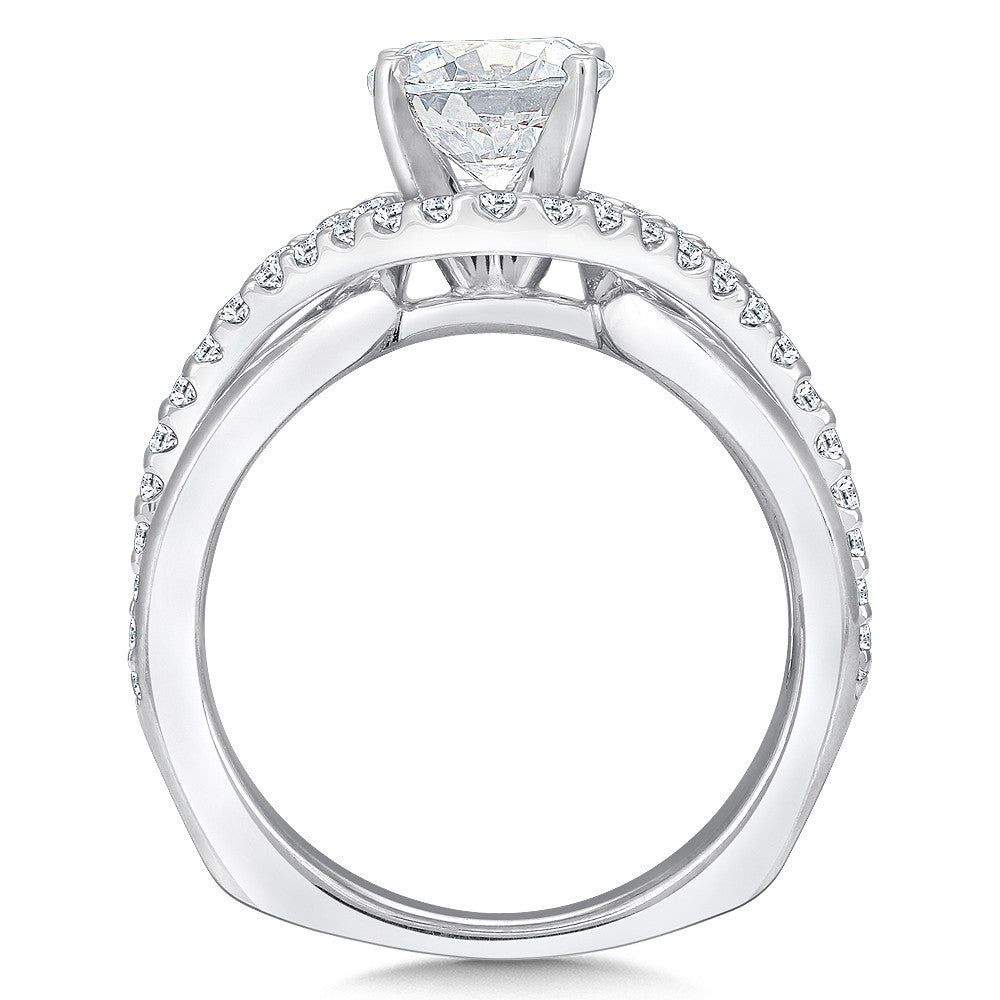 Valina Spiral Style Diamond Engagement Ring R9229W
