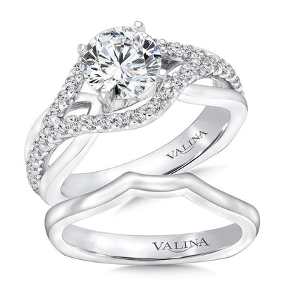 Valina Spiral Style Diamond Engagement Ring R9229W