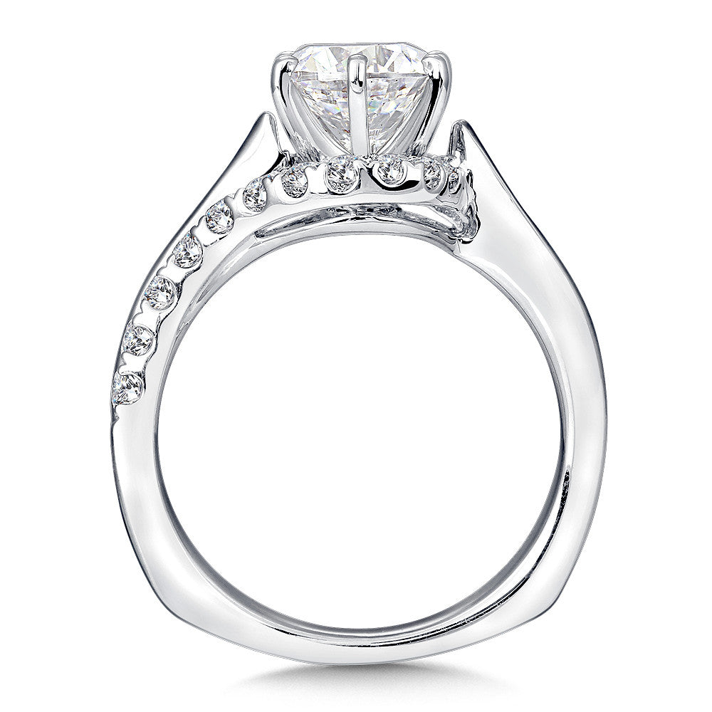 Valina Spiral Style Diamond Engagement Ring R9295W