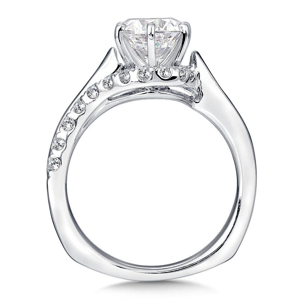 Valina Spiral Style Diamond Engagement Ring R9295W