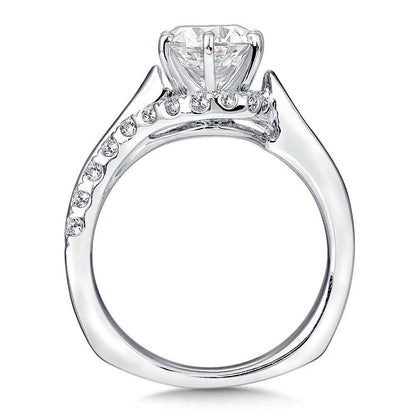 Valina Spiral Style Diamond Engagement Ring R9295W