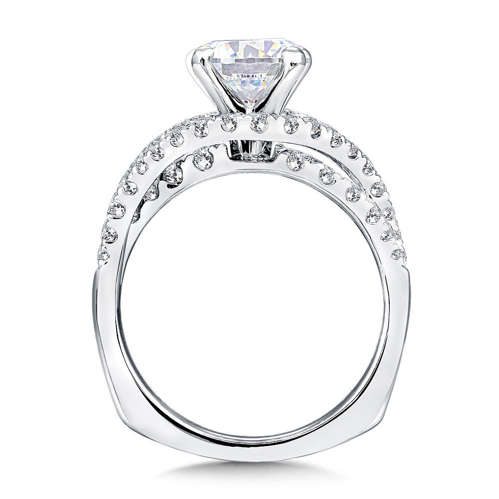 Valina Spiral Style Diamond Engagement Ring R9296W