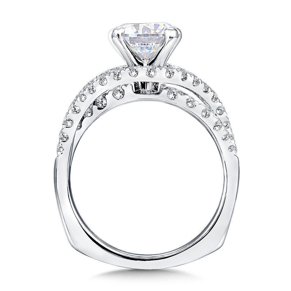 Valina Spiral Style Diamond Engagement Ring R9296W