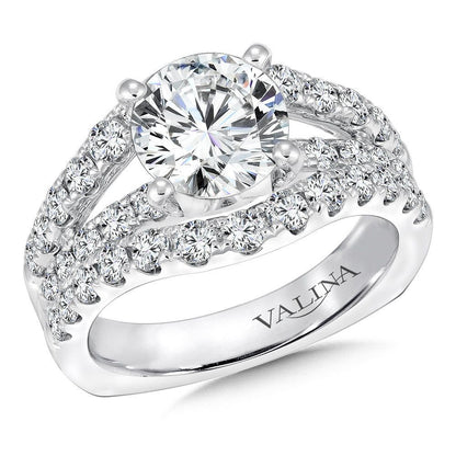 Valina Split Shank Style Engagement Ring R9302W