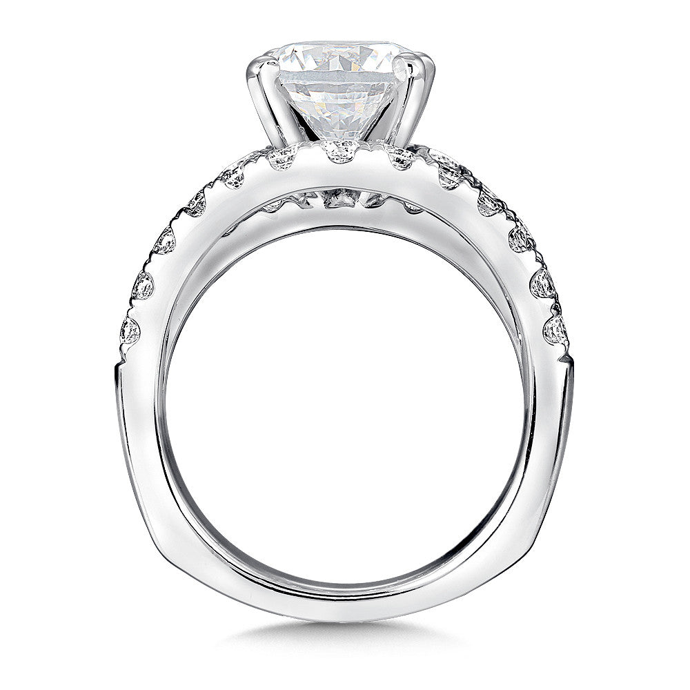 Valina Split Shank Style Engagement Ring R9302W