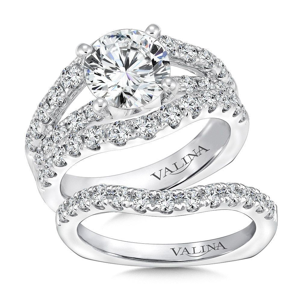 Valina Split Shank Style Engagement Ring R9302W