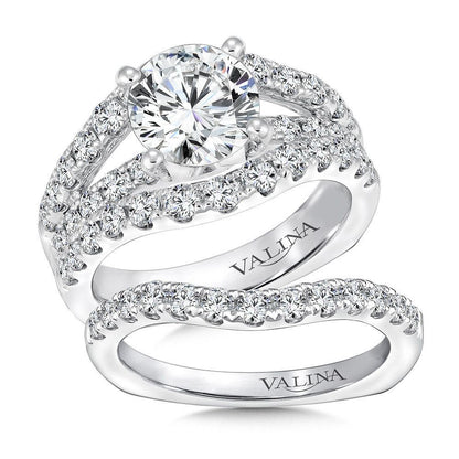 Valina Split Shank Style Engagement Ring R9302W