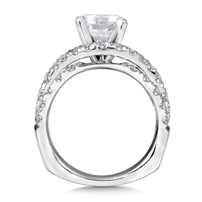 Valina Diamond Engagement Ring with Side Stones R9303W