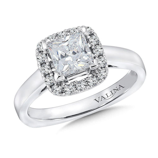 Valina Halo Style Diamond Engagement Ring R9312W