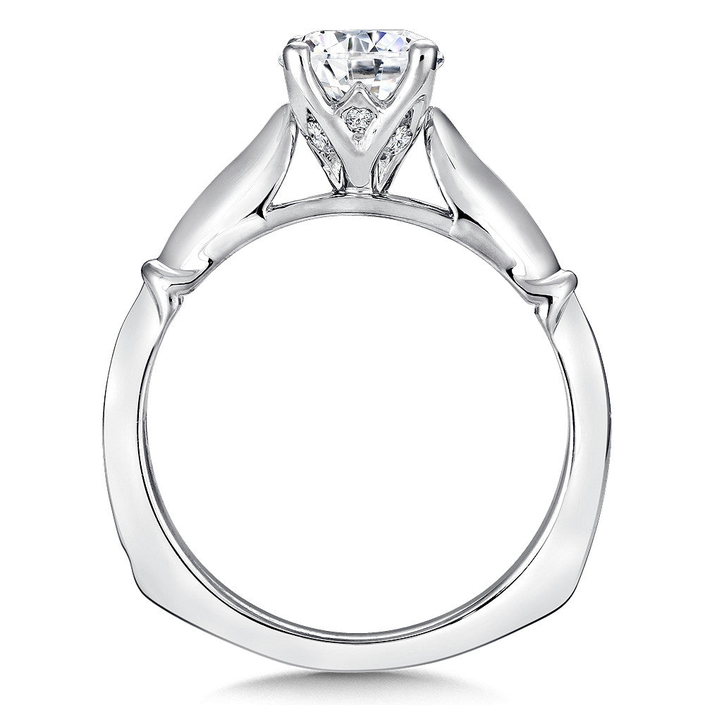 SOLITAIRE DIAMOND ENGAGEMENT RING R9424W-1.0