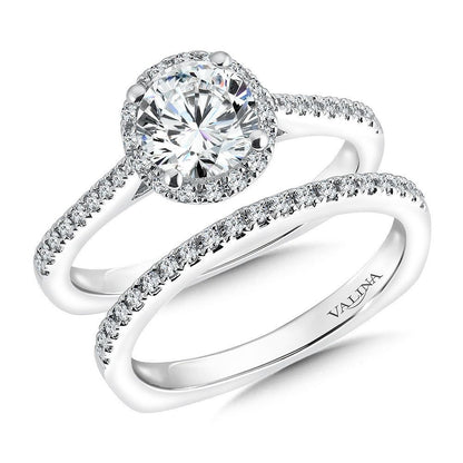 Valina Halo Style Diamond Engagement Ring R9541W