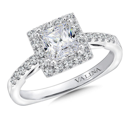 Valina Halo Style Diamond Engagement Ring R9649W