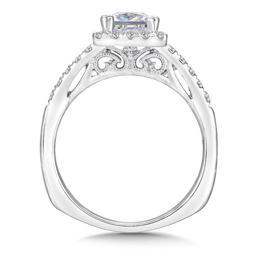 Valina Halo Style Diamond Engagement Ring R9649W