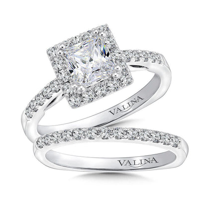 Valina Halo Style Diamond Engagement Ring R9649W