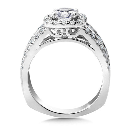 Valina Halo Engagement Ring R9853W