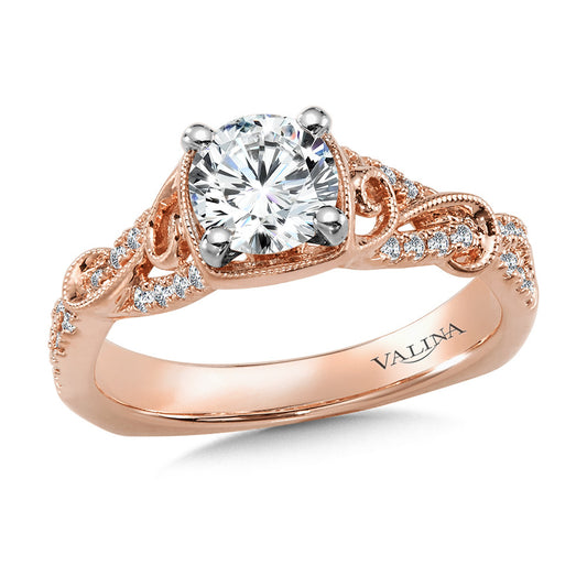 Valina Solitaire Diamond Engagement Ring R9892P