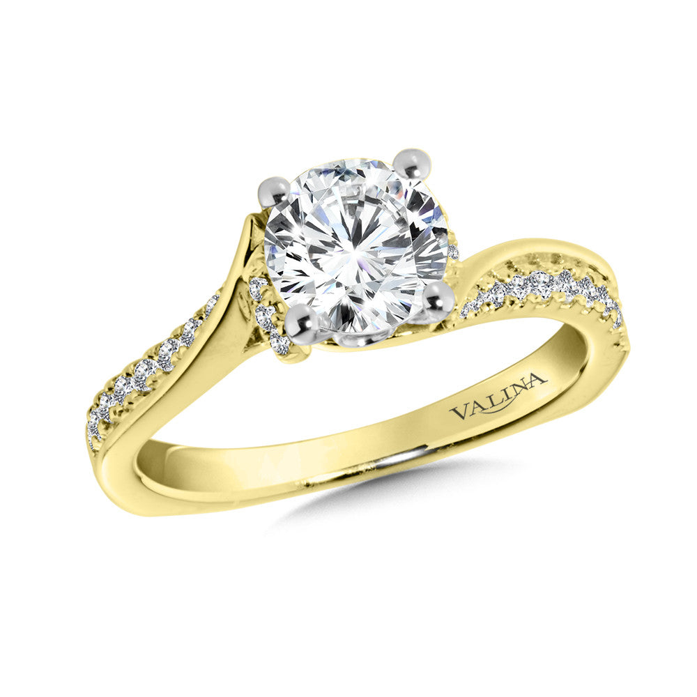 DIAMOND ENGAGEMENT RING R9907Y