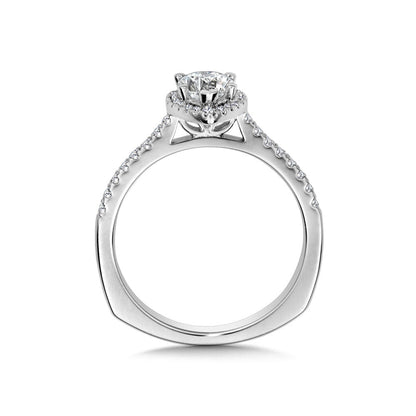 Valina Halo Style Diamond Engagement Ring R9921W