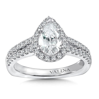 Valina Halo Style Diamond Engagement Ring R9959W