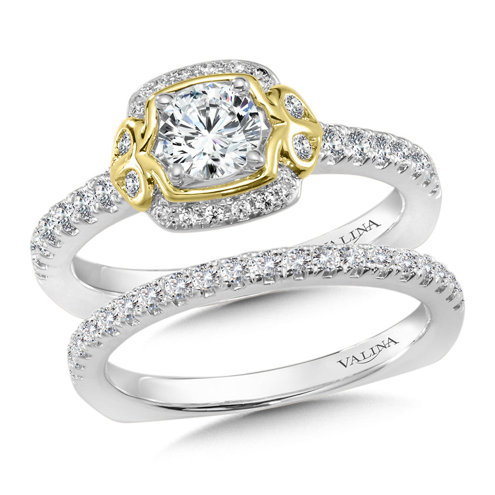 DIAMOND HALO ENGAGEMENT RING RQ9904WY