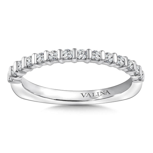 Stackable Bar-Set Diamond Wedding Band RS9811BW