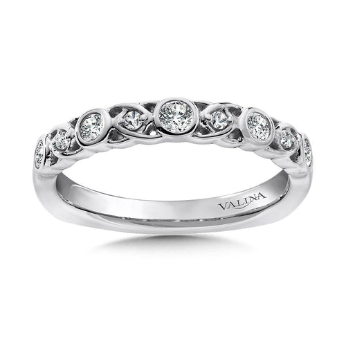 Decorative Stackable Diamond Wedding Band RS9834BW