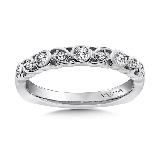 Valina Decorative Stackable Diamond Wedding Band RS9834BW