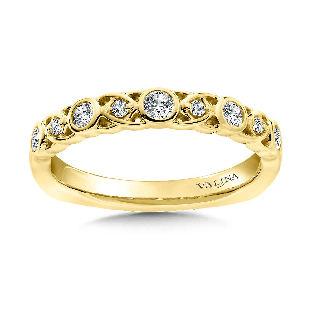 Valina Decorative Stackable Diamond Wedding Band RS9834BY