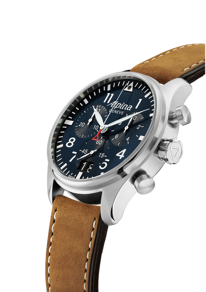 STARTIMER PILOT BIG DATE MATTE NAVY BLUE AL-372N4S6