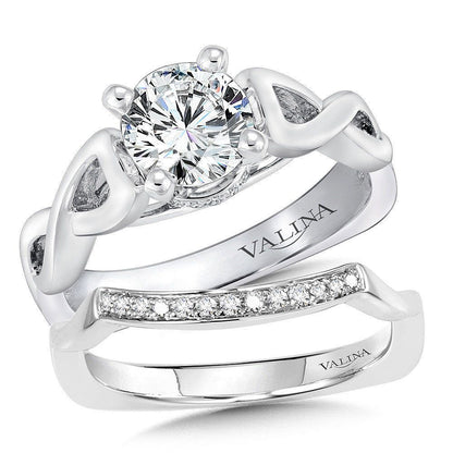 Valina Spiral Style Diamond Engagement Ring R9257W
