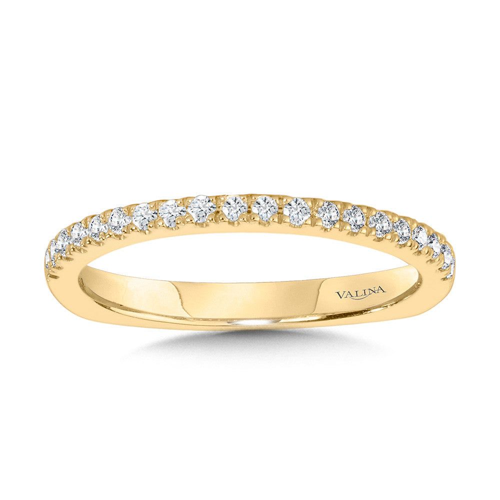 Valina Straight Diamond Wedding Band R2213BY