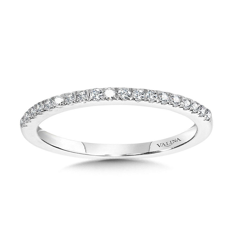 Valina Straight Diamond Wedding Band R2258BW-SR