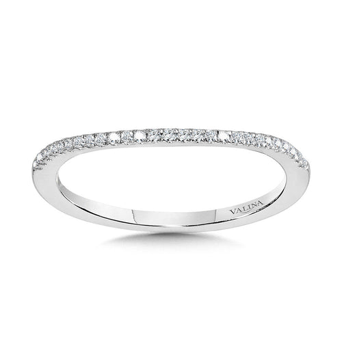 Straight Diamond Wedding Band R2260BW-SR