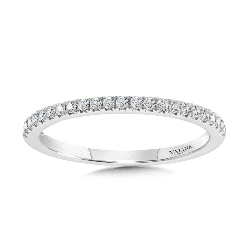 Valina Straight Diamond Wedding Band R2262BW-SR