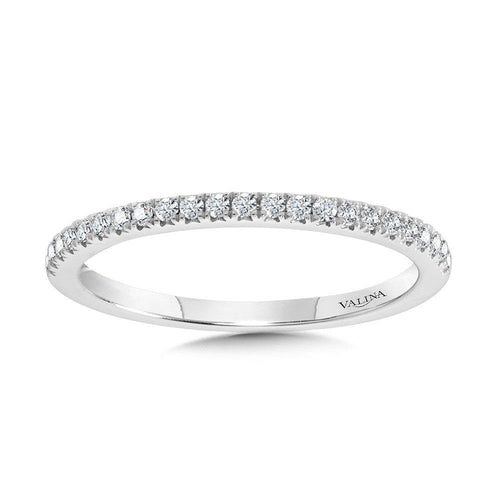 Straight Diamond Wedding Band R2262BW-SR