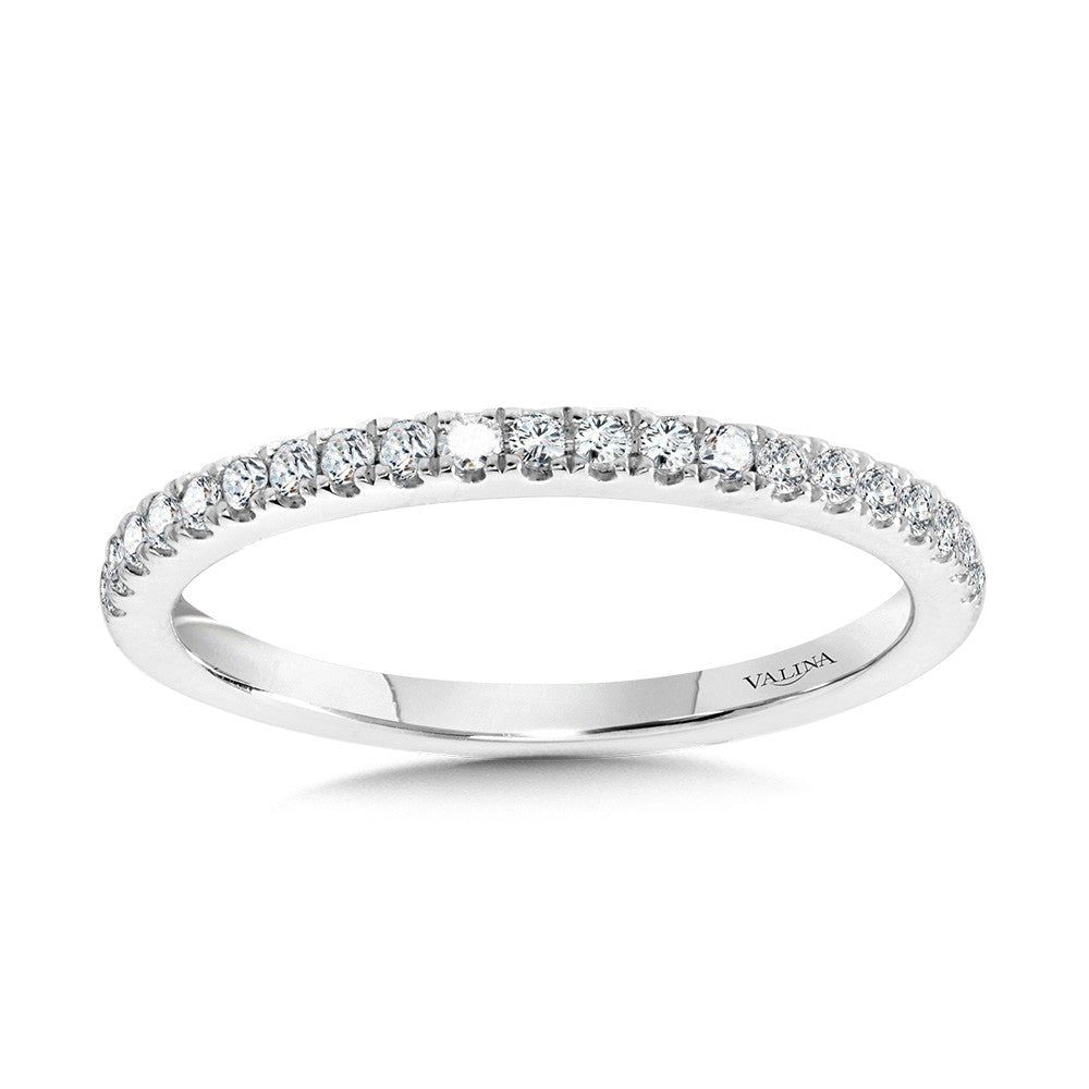 Valina Straight Diamond Wedding Band R2292BW-SR