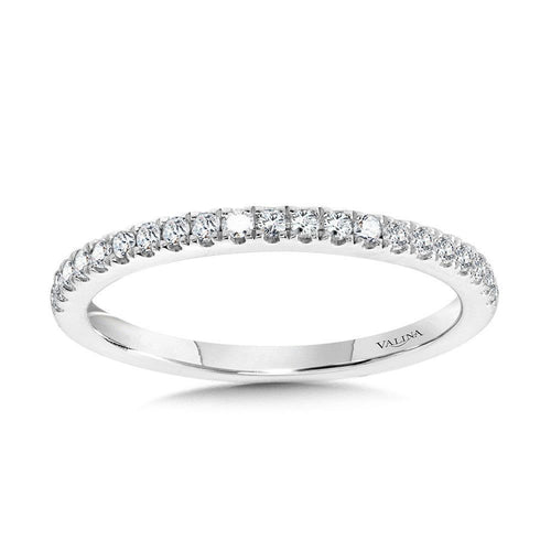 Straight Diamond Wedding Band R2292BW-SR