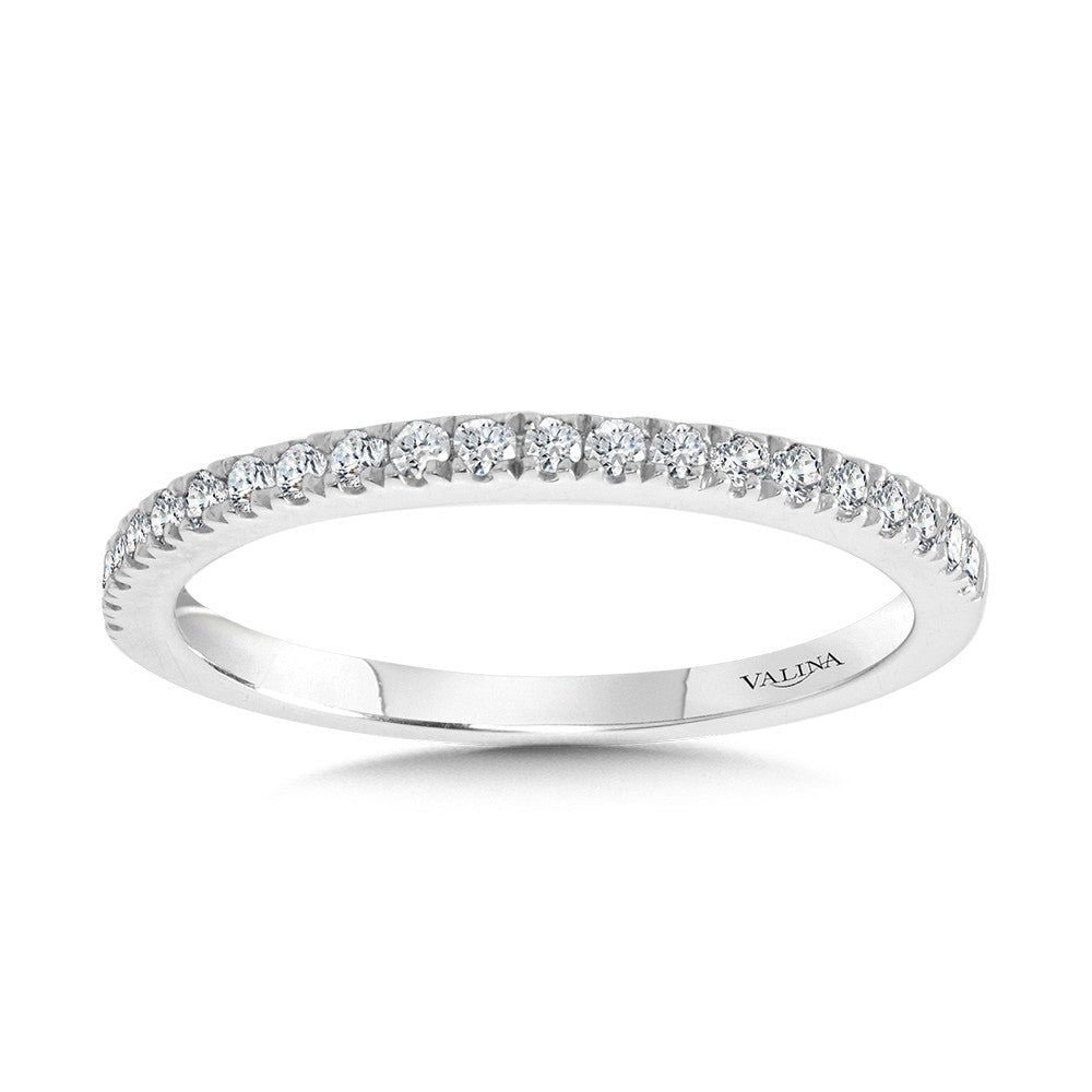 Valina Straight Diamond Wedding Band R2294BW-SR