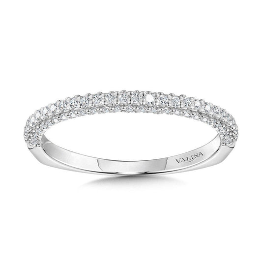 Valina Three-Row Diamond Wedding Band R2244BW