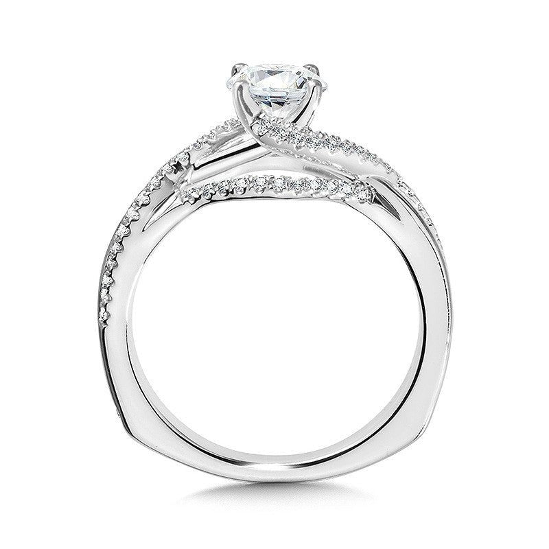 Valina Spiral Diamond Engagement Ring R1056W