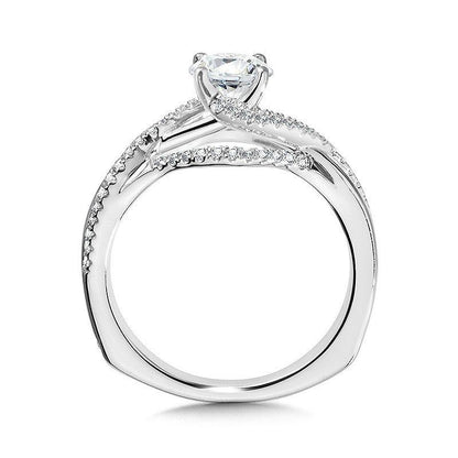 Valina Spiral Diamond Engagement Ring R1056W