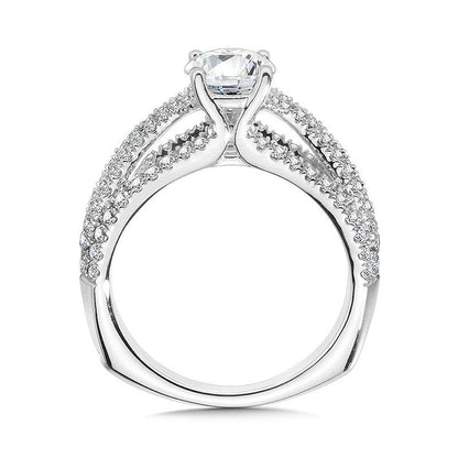 Valina Split Shank Diamond Engagement Ring R1057W