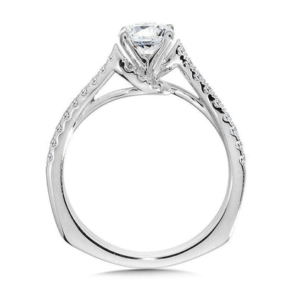 Valina Spiral Diamond Engagement Ring R1064W